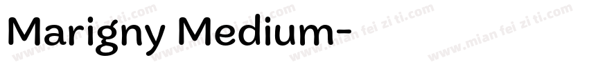 Marigny Medium字体转换